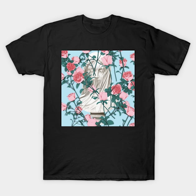 Rose Statue ∆∆∆ Aesthetic Collage Design T-Shirt by CultOfRomance